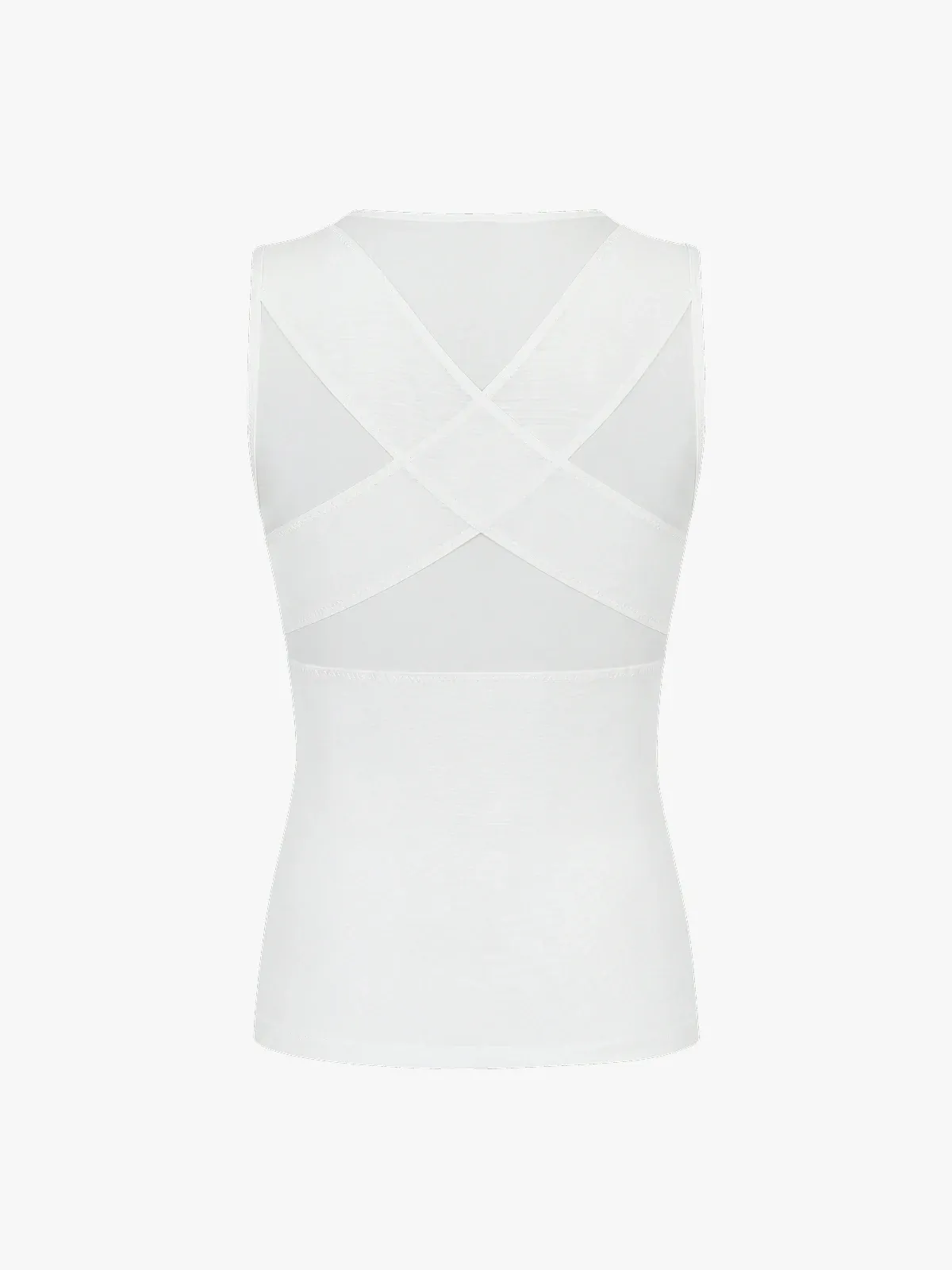 Men's Sleeveless Compression Shirt Tummy Control Mesh Tank Top Body Shaper Vest