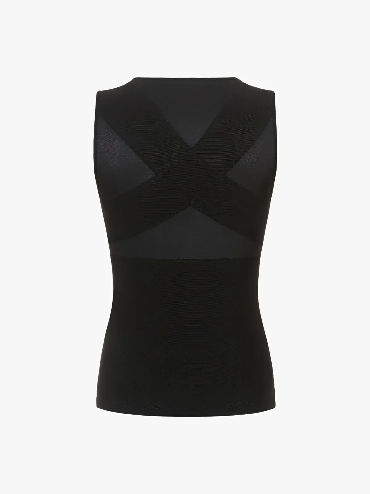 Men's Sleeveless Compression Shirt Tummy Control Mesh Tank Top Body Shaper Vest