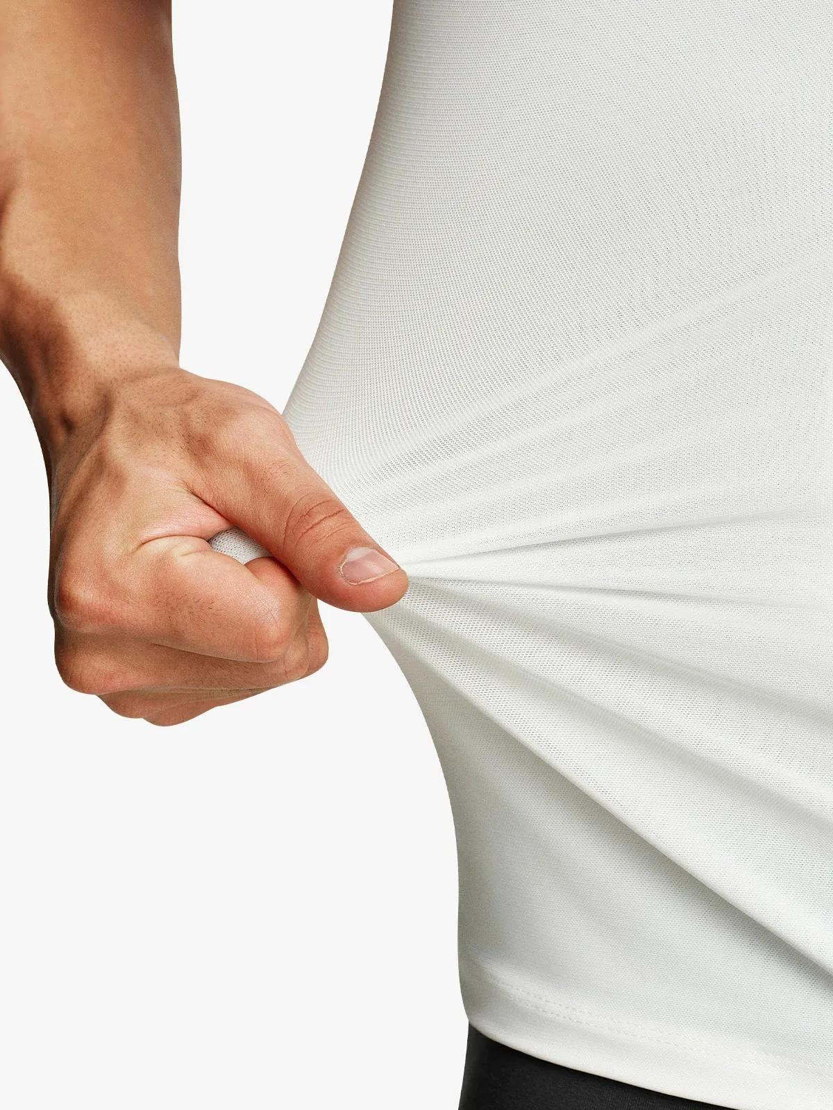 Mesh Zipper Compression Tank Top