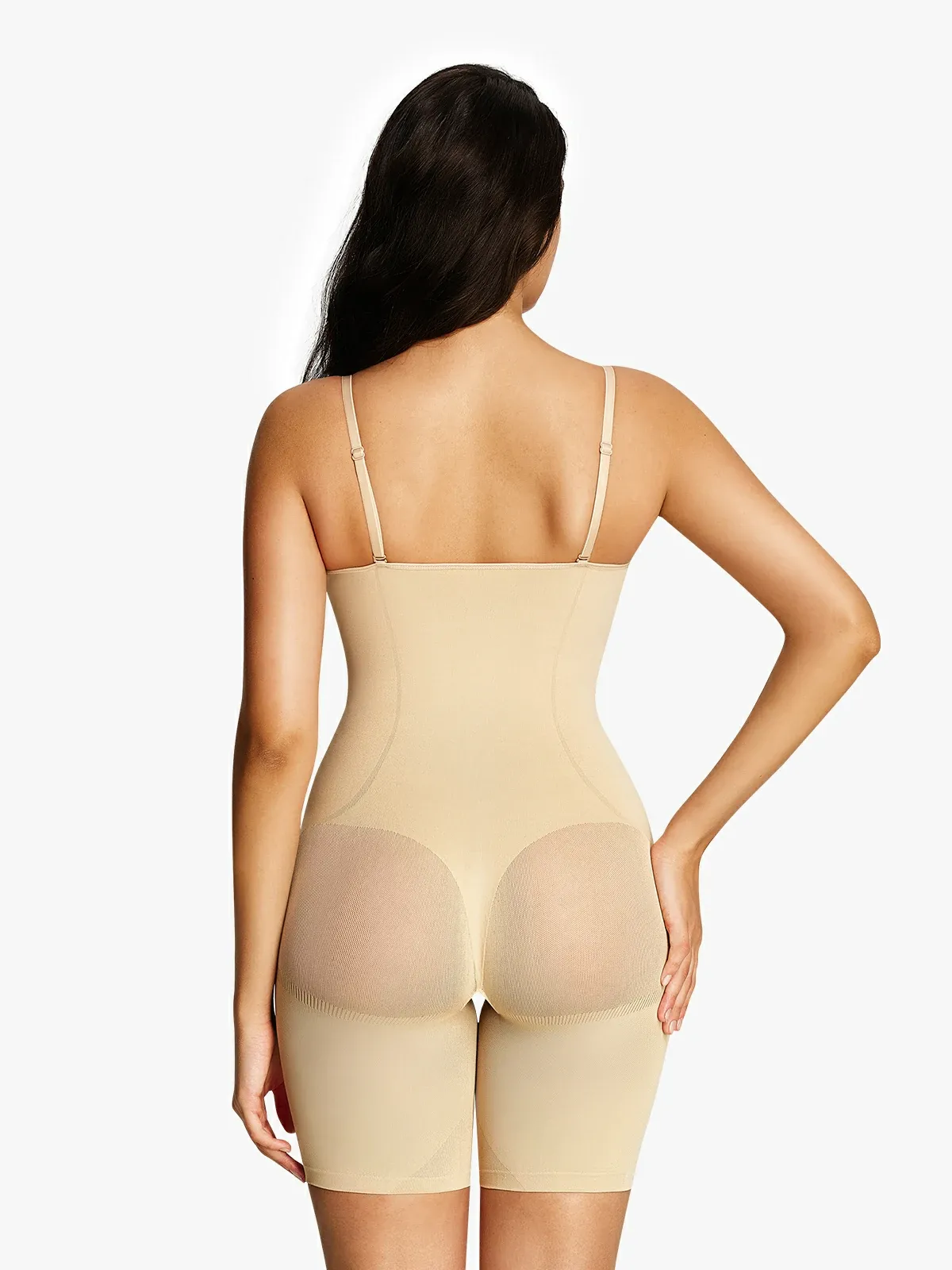 Seamless Smoothing Mid-Thigh Bodysuit