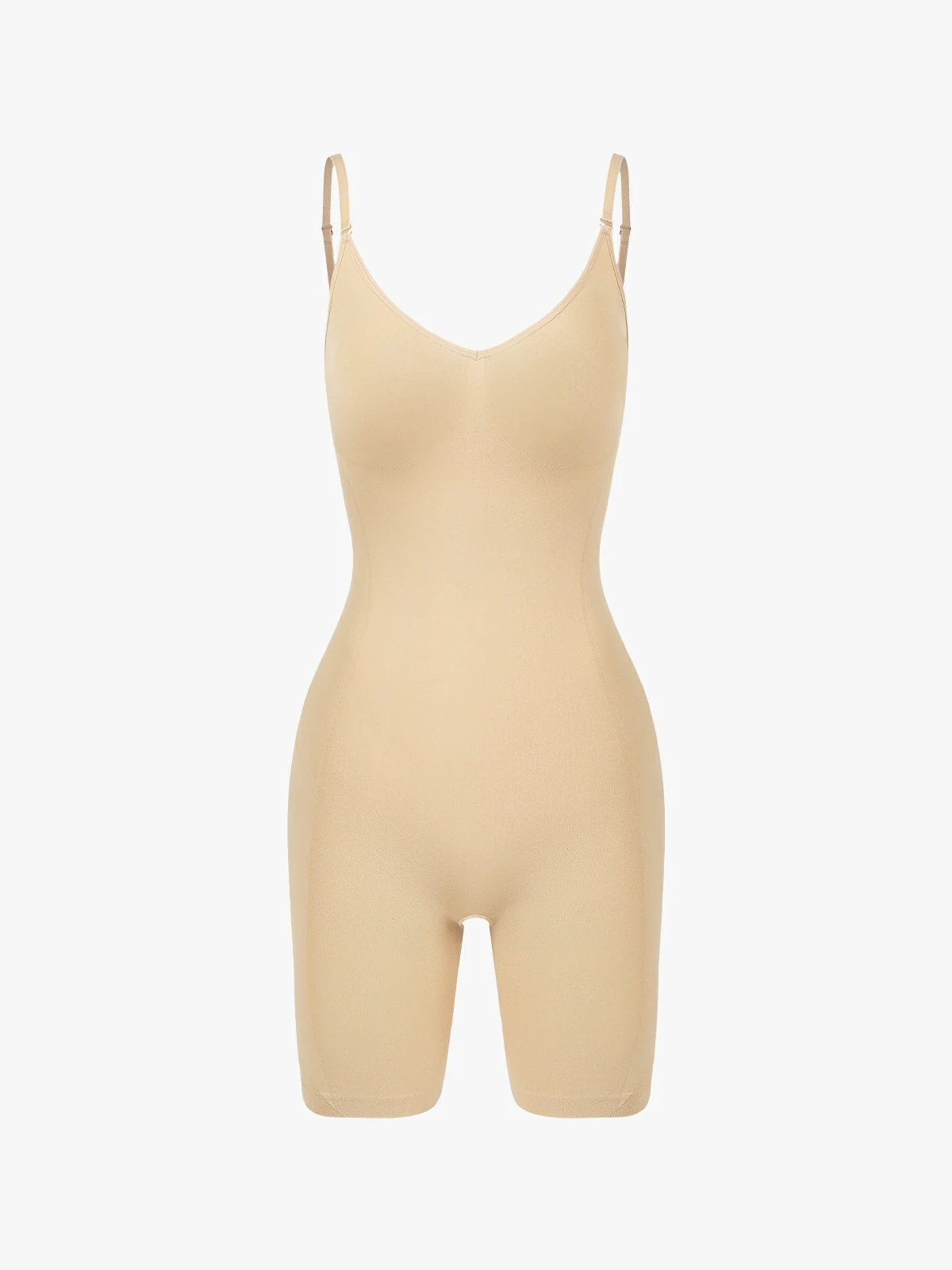 Seamless Smoothing Mid-Thigh Bodysuit