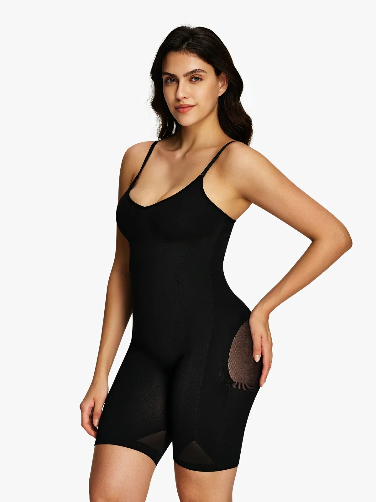 Seamless Smoothing Mid-Thigh Bodysuit
