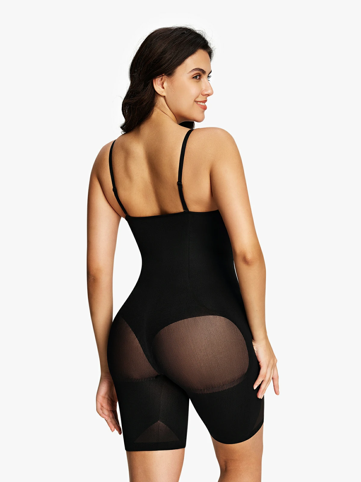 Seamless Smoothing Mid-Thigh Bodysuit