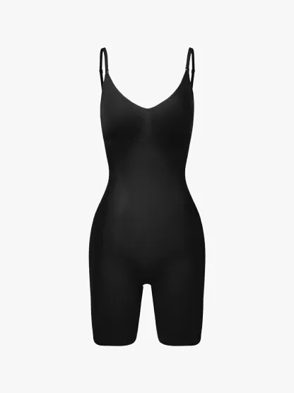 Seamless Smoothing Mid-Thigh Bodysuit