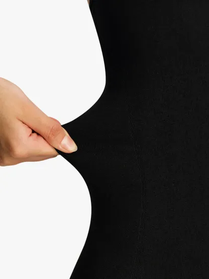Seamless Smoothing Mid-Thigh Bodysuit