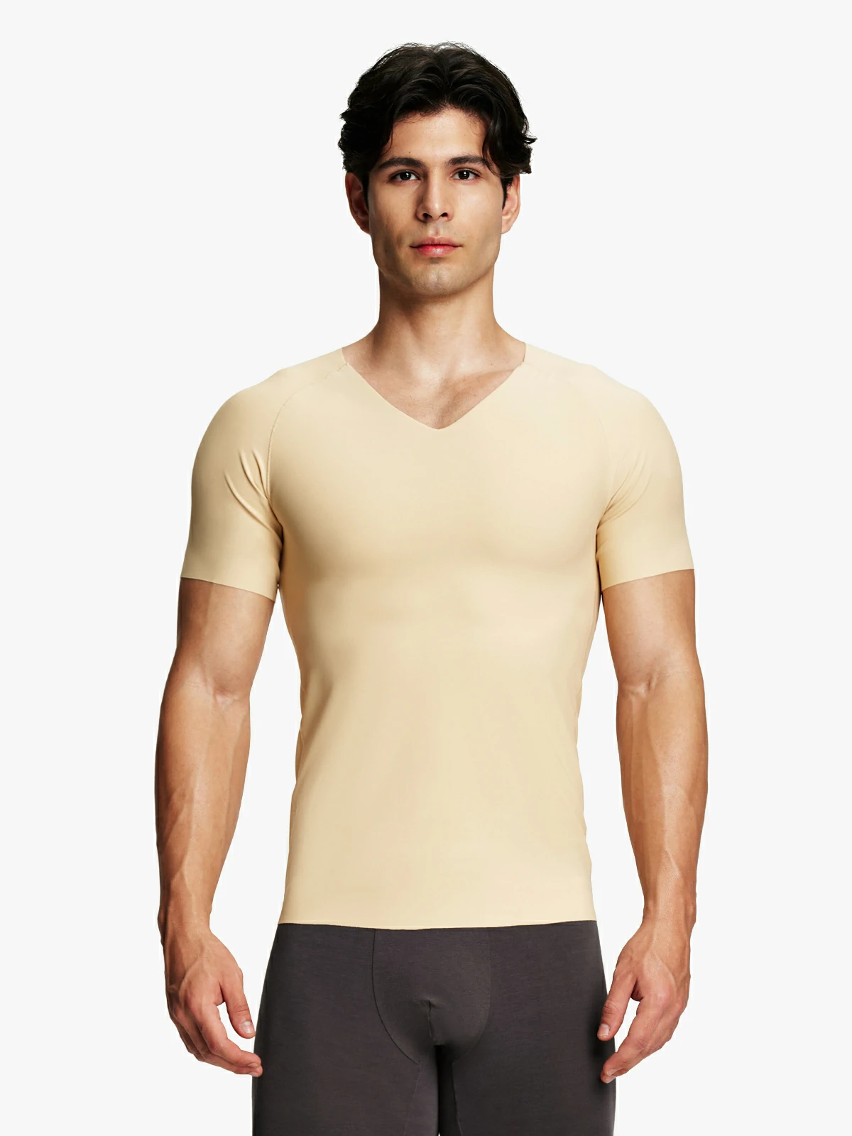 Men's V-Neck Elastic Comfort Compression Tank Top