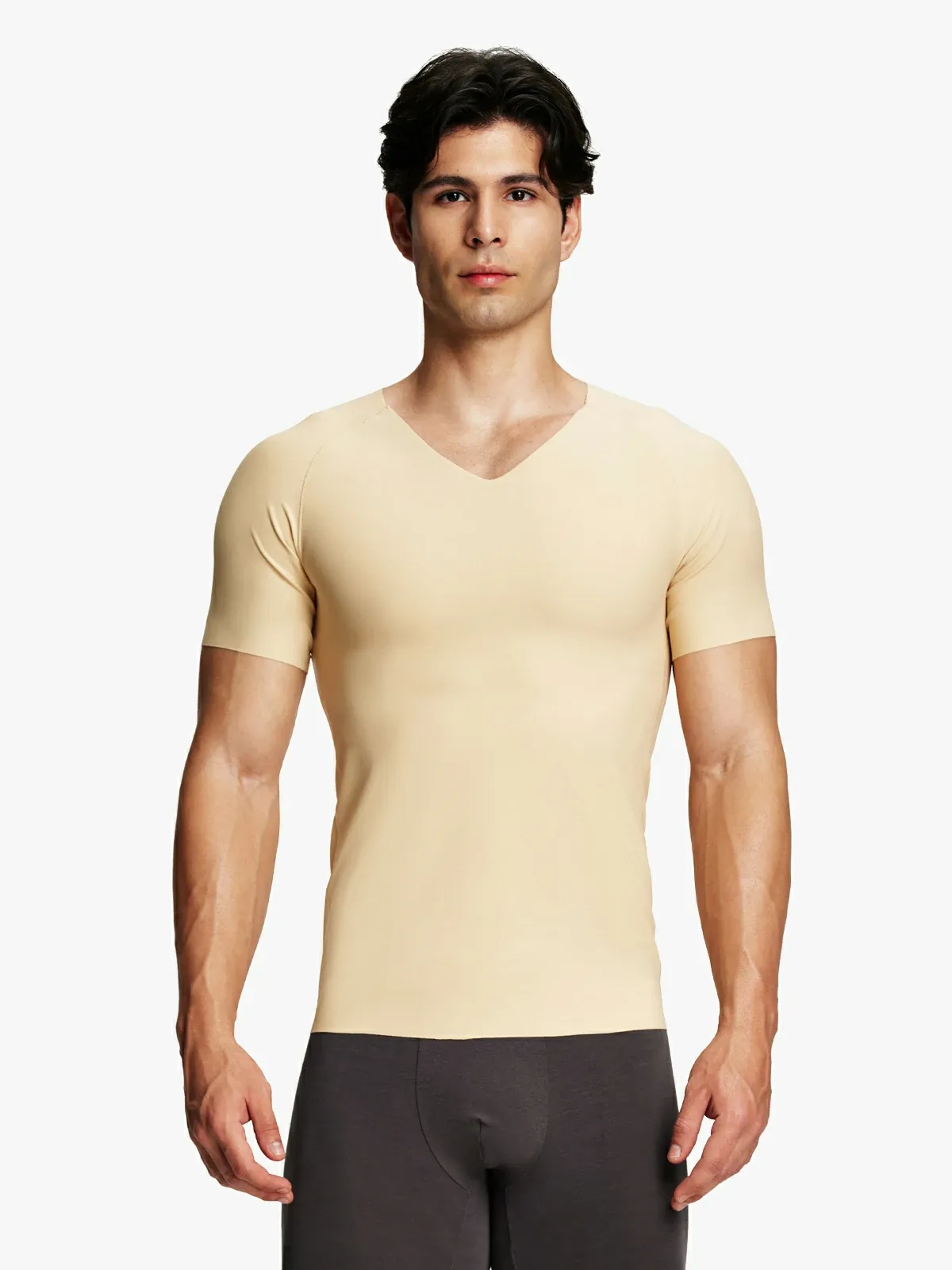 Men's V-Neck Elastic Comfort Compression Tank Top