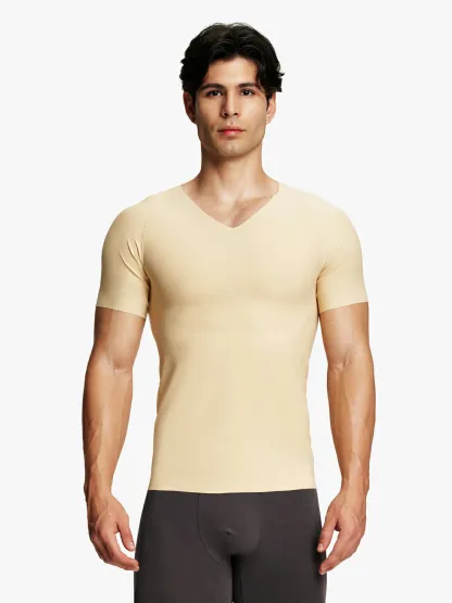 Men's V-Neck Elastic Comfort Compression Tank Top