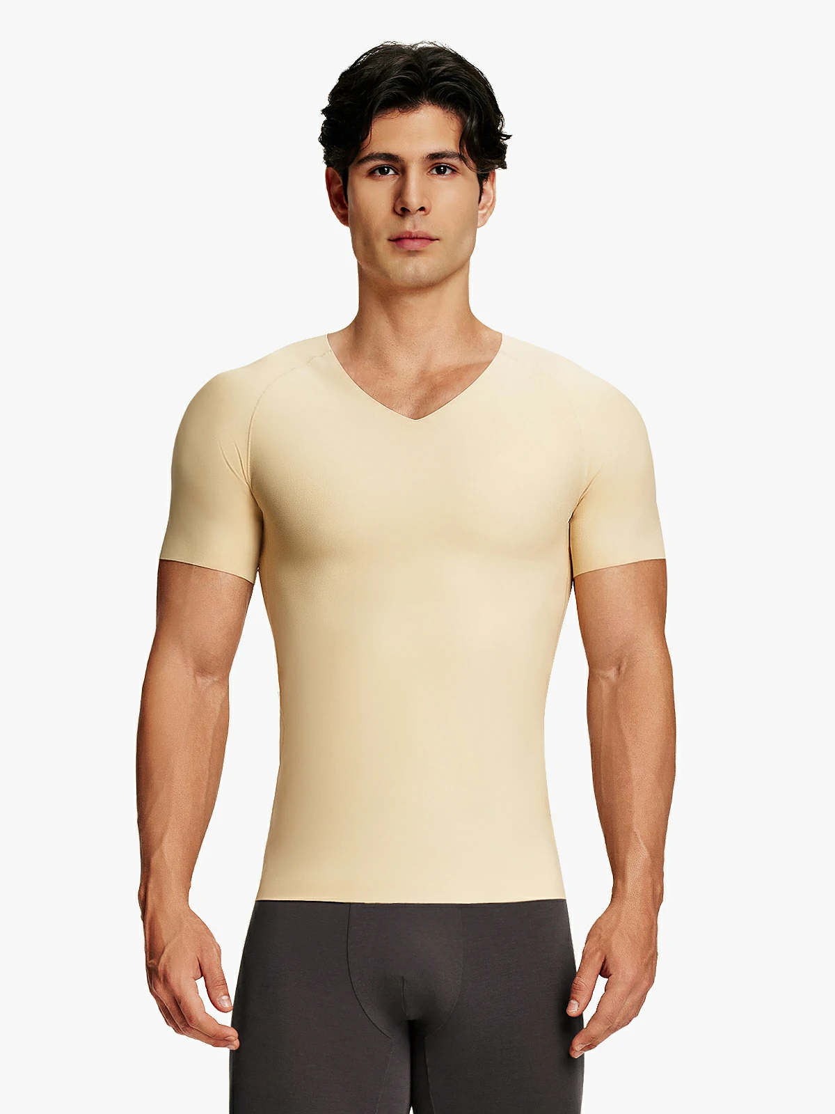 Men's V-Neck Elastic Comfort Com[presion Tank Top