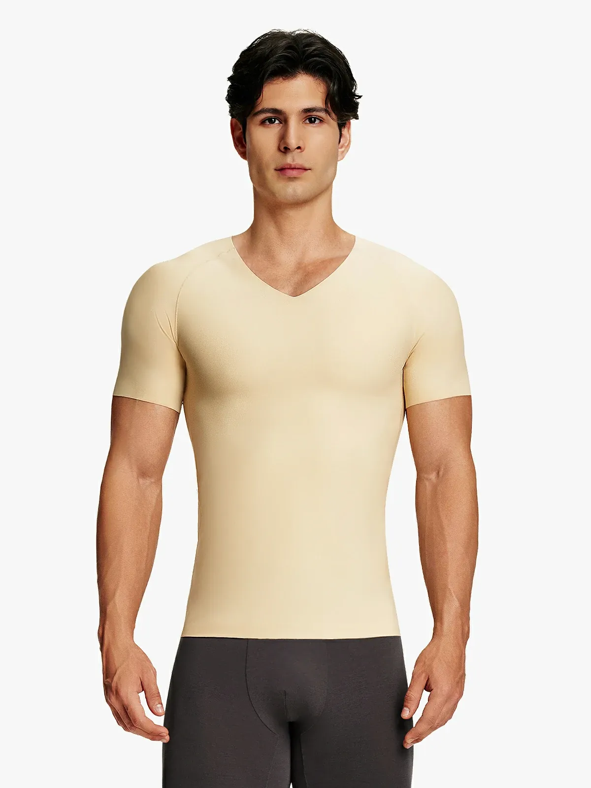 Men's V-Neck Elastic Comfort Com[presion Tank Top