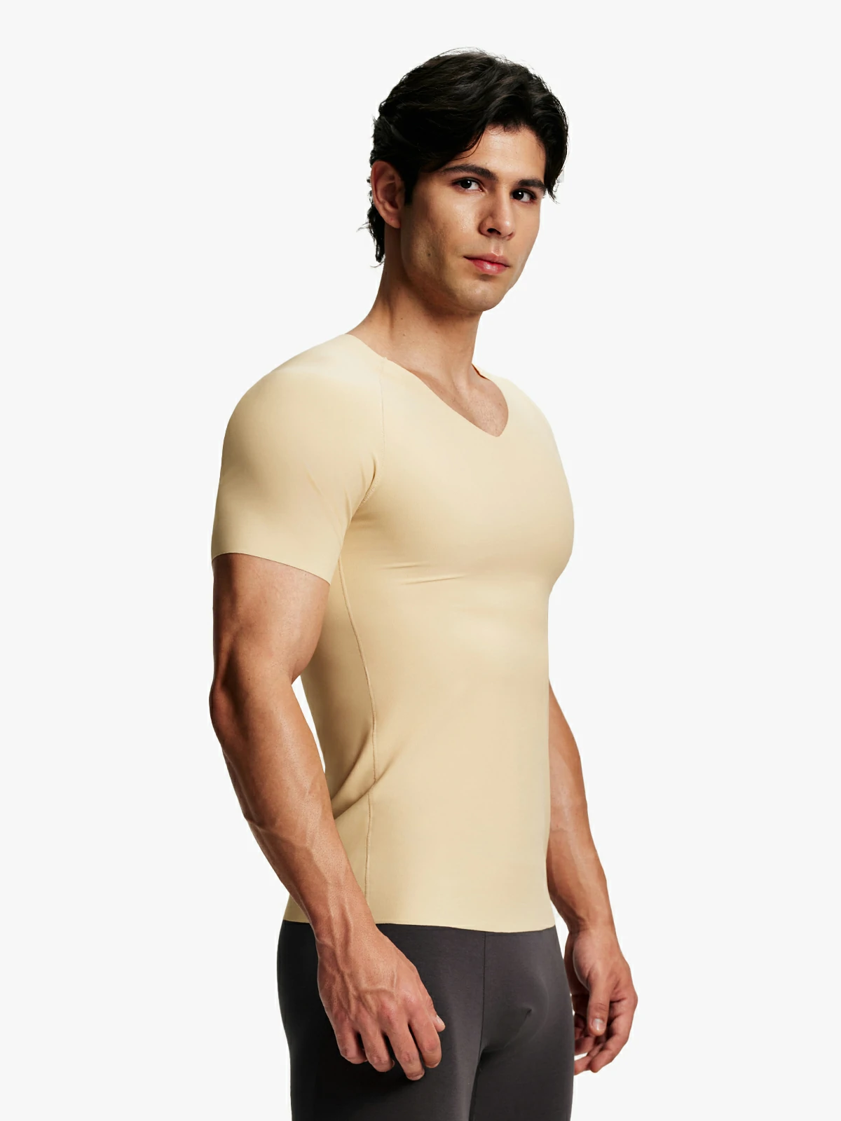 Men's V-Neck Elastic Comfort Compression Tank Top