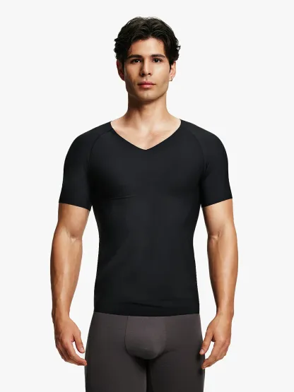 Men's V-Neck Elastic Comfort Compression Tank Top