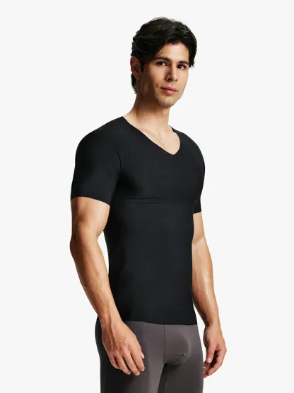 Men's V-Neck Elastic Comfort Compression Tank Top