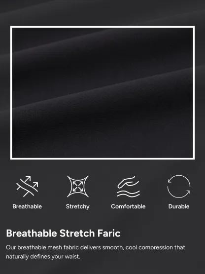Zipper Frim Compression Vest Slimming Workout Tank Top Body Shaping For Men