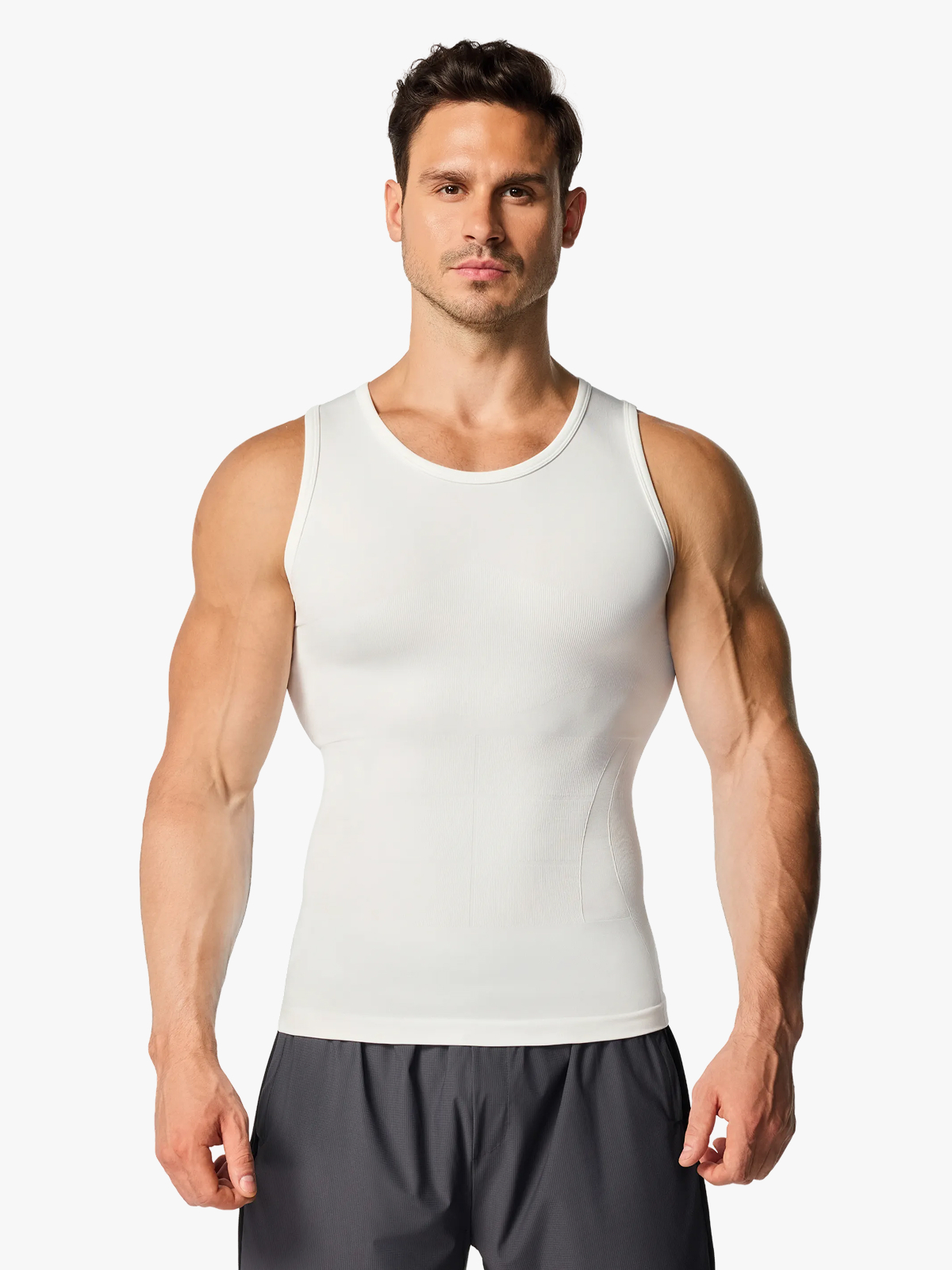 Seamless Compression Shirt Slimming Tank Top For Men
