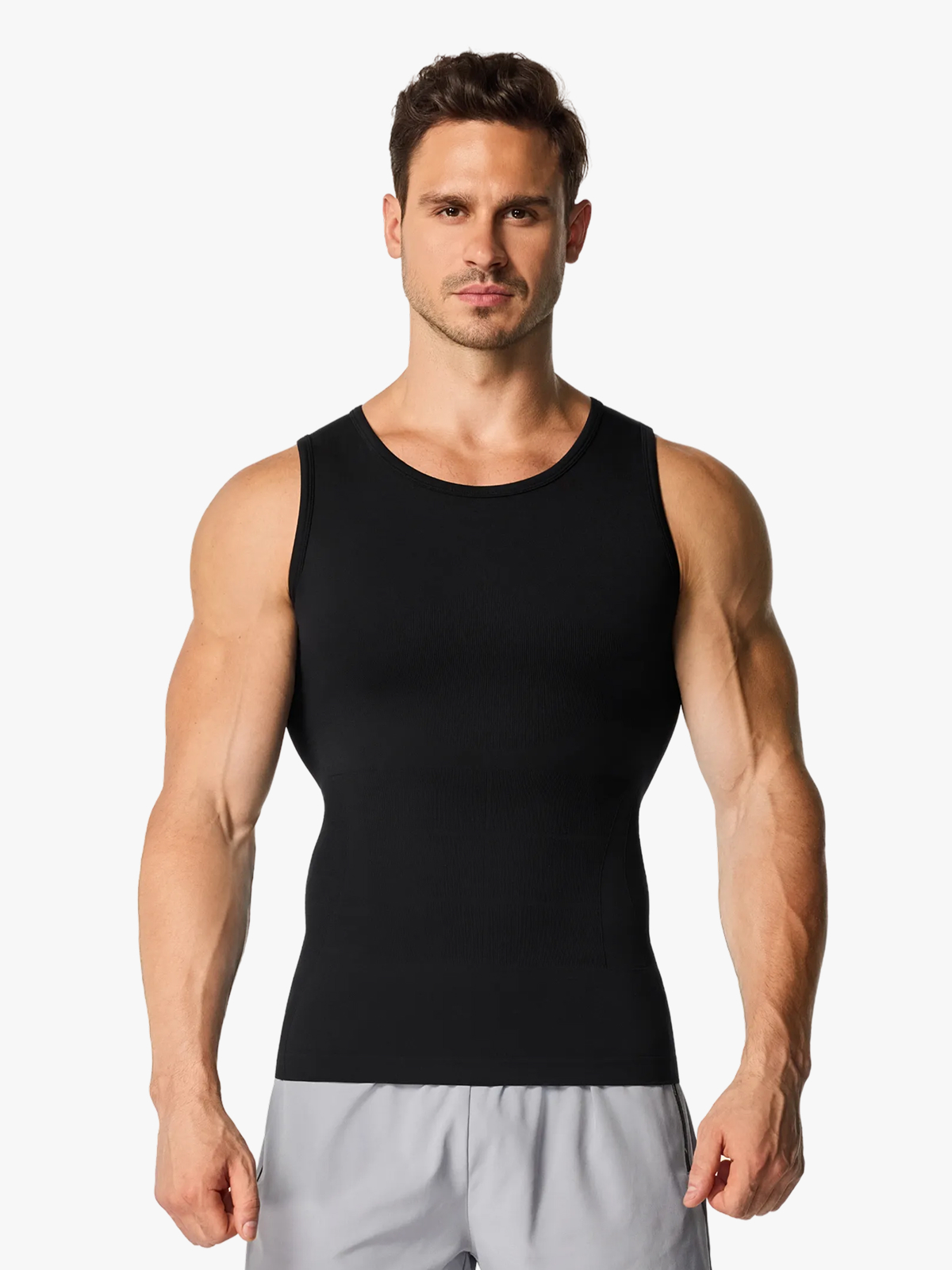 Seamless Compression Shirt Slimming Tank Top For Men