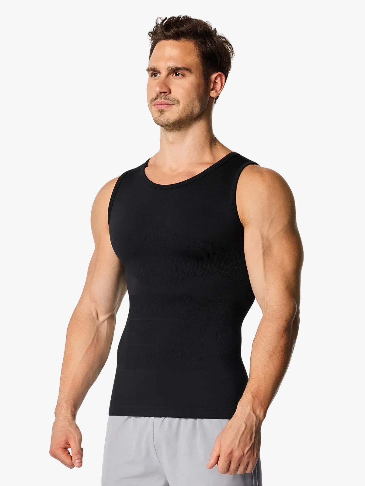 Seamless Compression Shirt Slimming Tank Top For Men