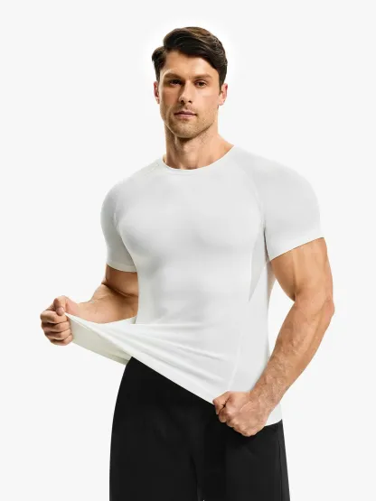 Lightweight Mesh Patch Top for Men
