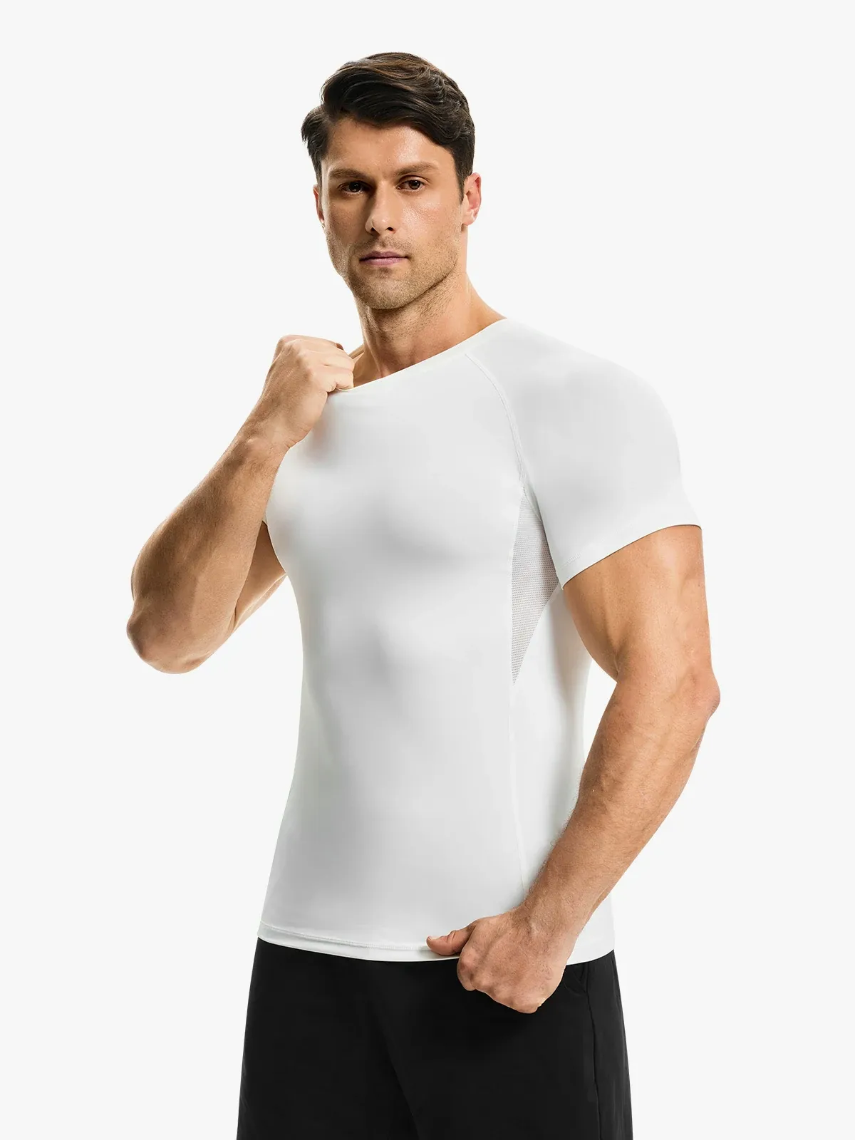 Lightweight Mesh Patch Top for Men