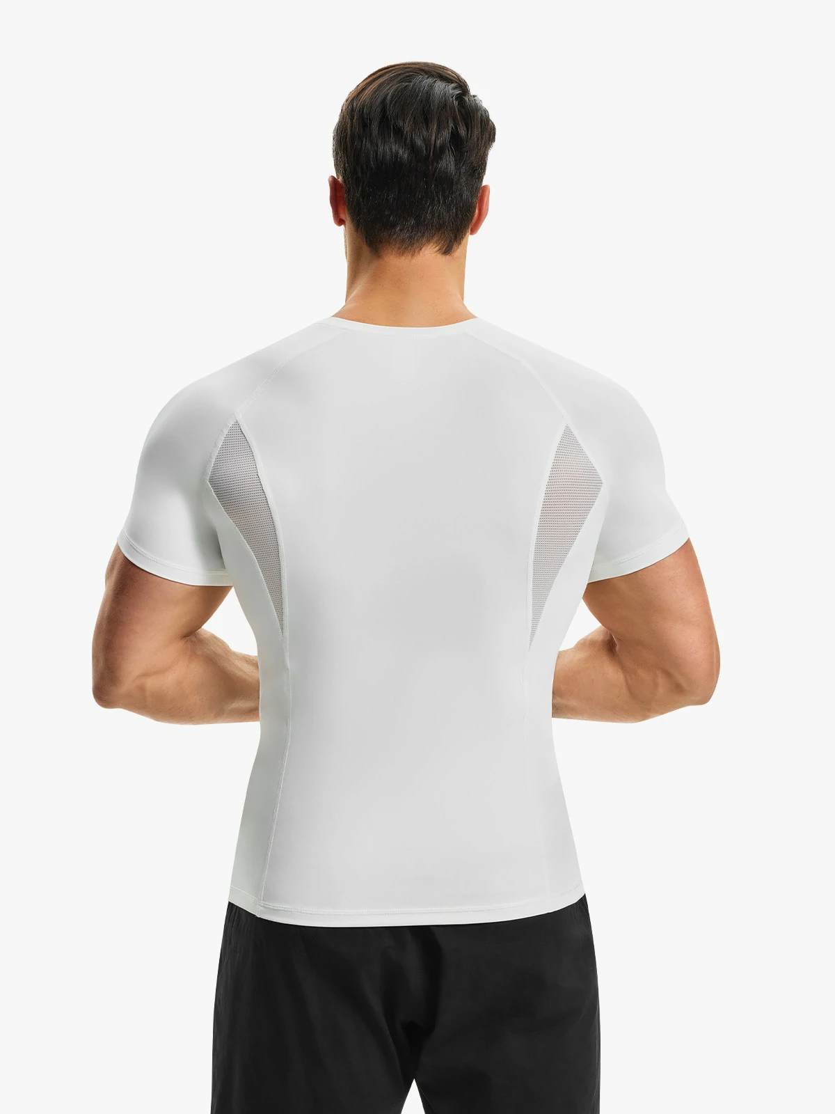 Lightweight Mesh Patch Top for Men