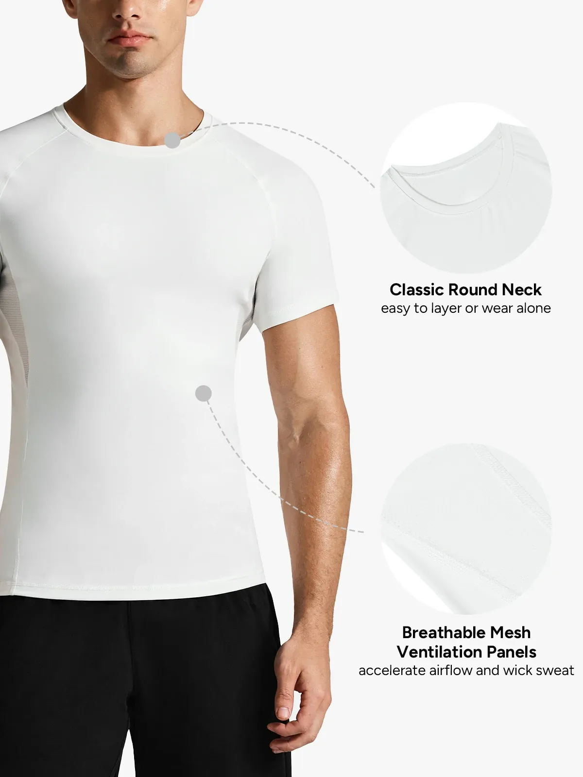 Mesh Patch Top for Men