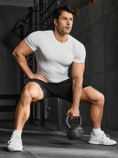 Lightweight Mesh Patch Top for Men