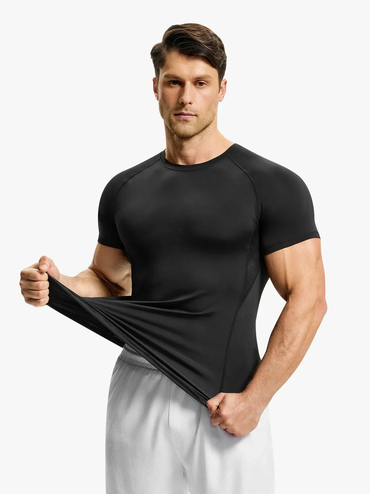 Lightweight Mesh Patch Top for Men