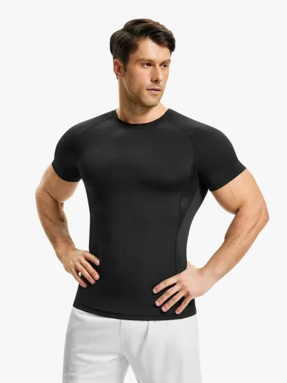 Lightweight Mesh Patch Top for Men