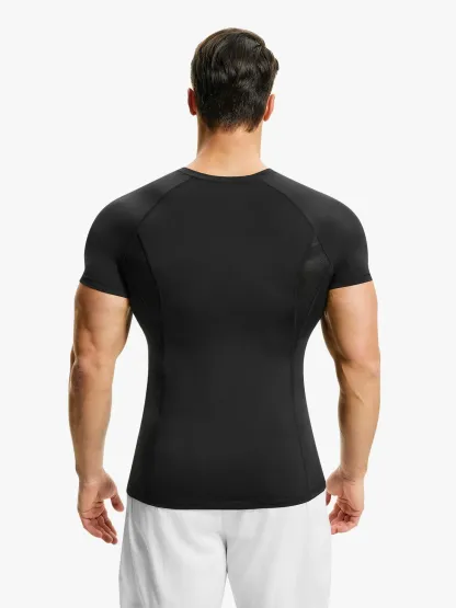 Lightweight Mesh Patch Top for Men