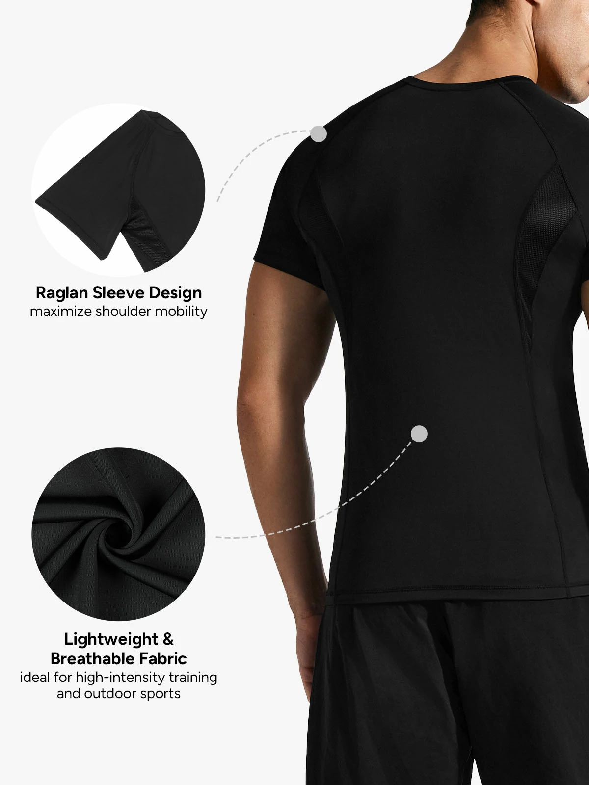 Mesh Patch Top for Men