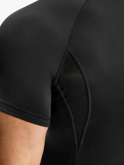 Lightweight Mesh Patch Top for Men