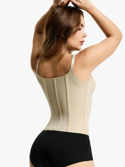 Lace Plunge Tummy Control Camisole