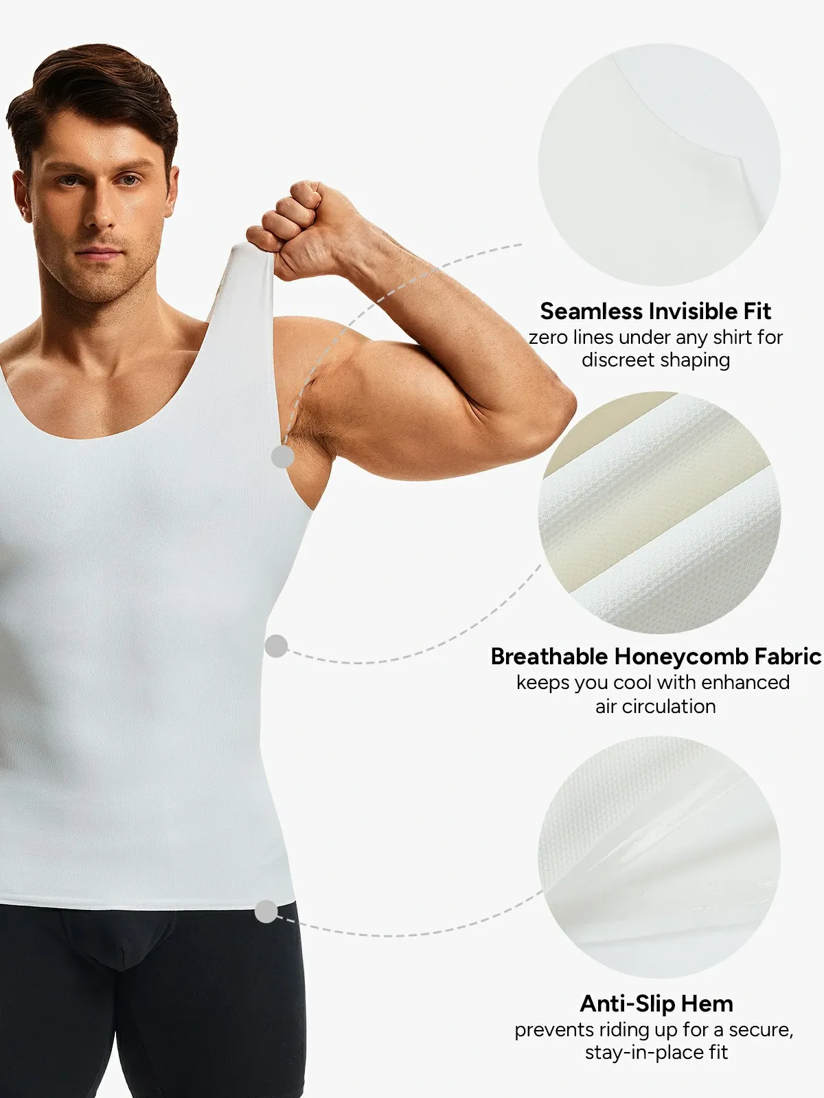 U Neck Breathable Tank Top