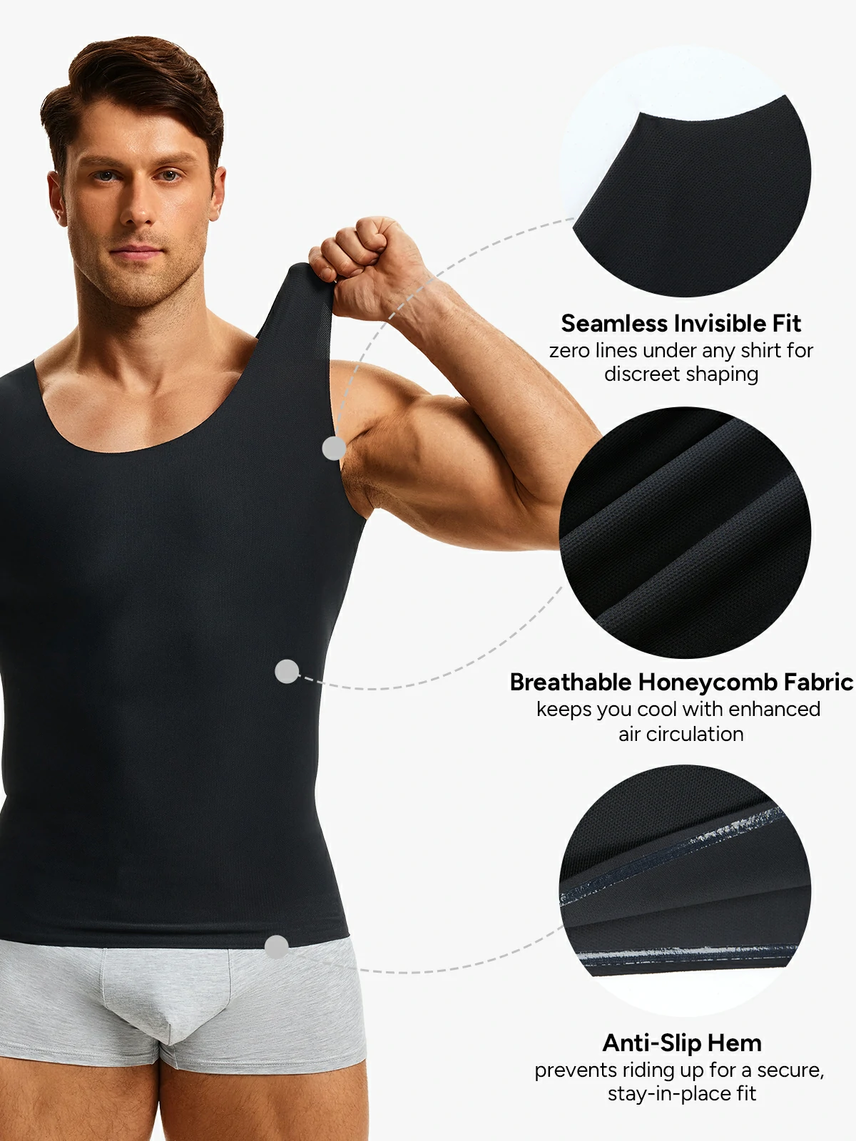 U Neck Breathable Tank Top