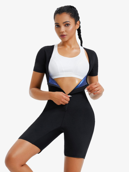 Women's High Waisted One Piece Western Sauna Pants