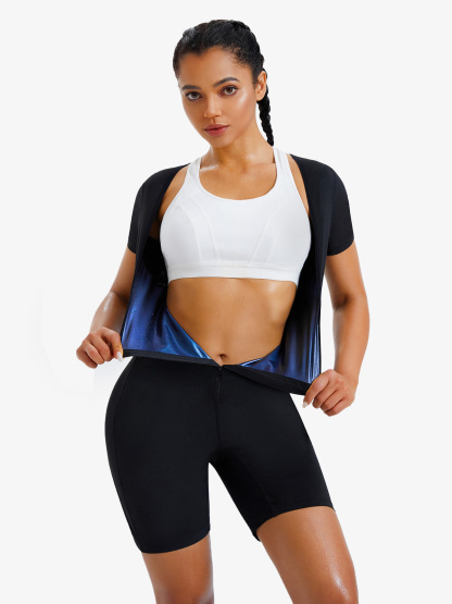 Women's High Waisted One Piece Western Sauna Pants