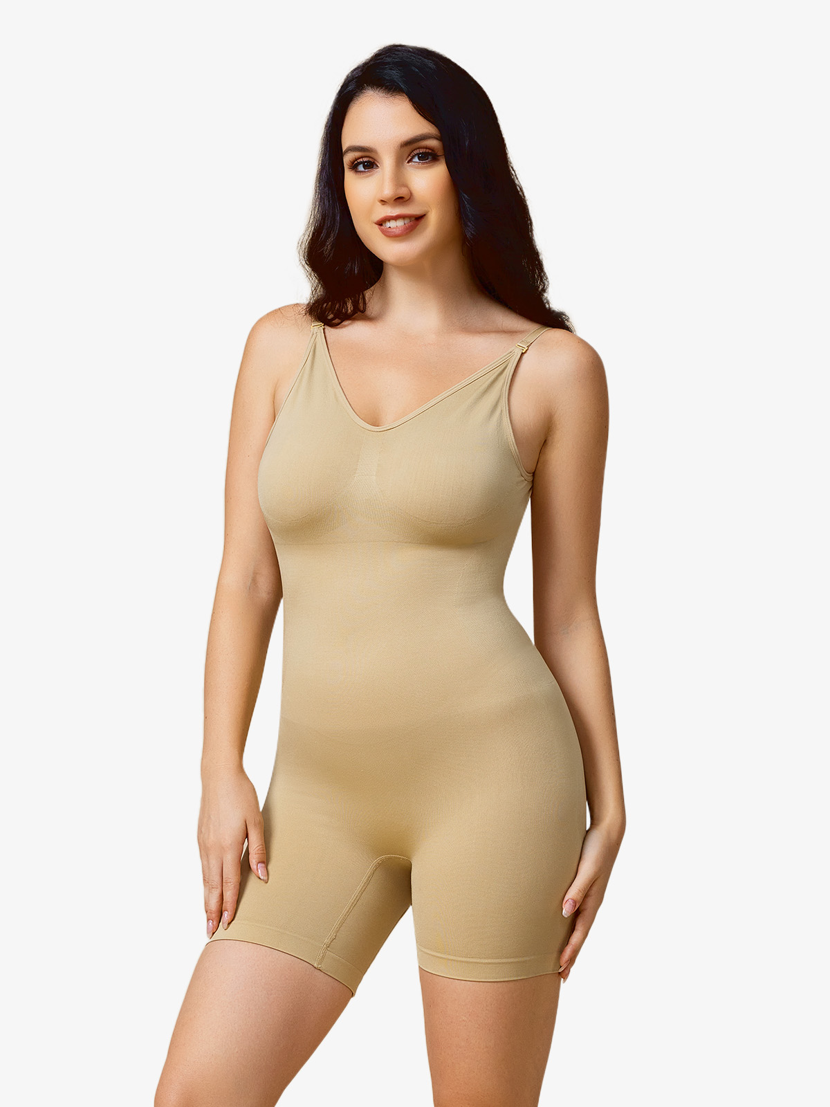 Seamless Low Back Mid Thigh Bodysuit