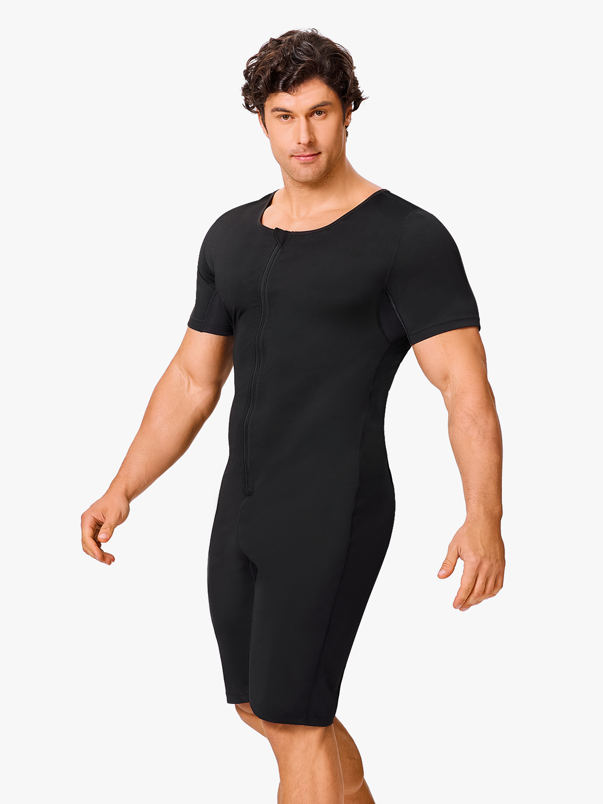 Coating Sweating Elastic Workout Jumpsuits