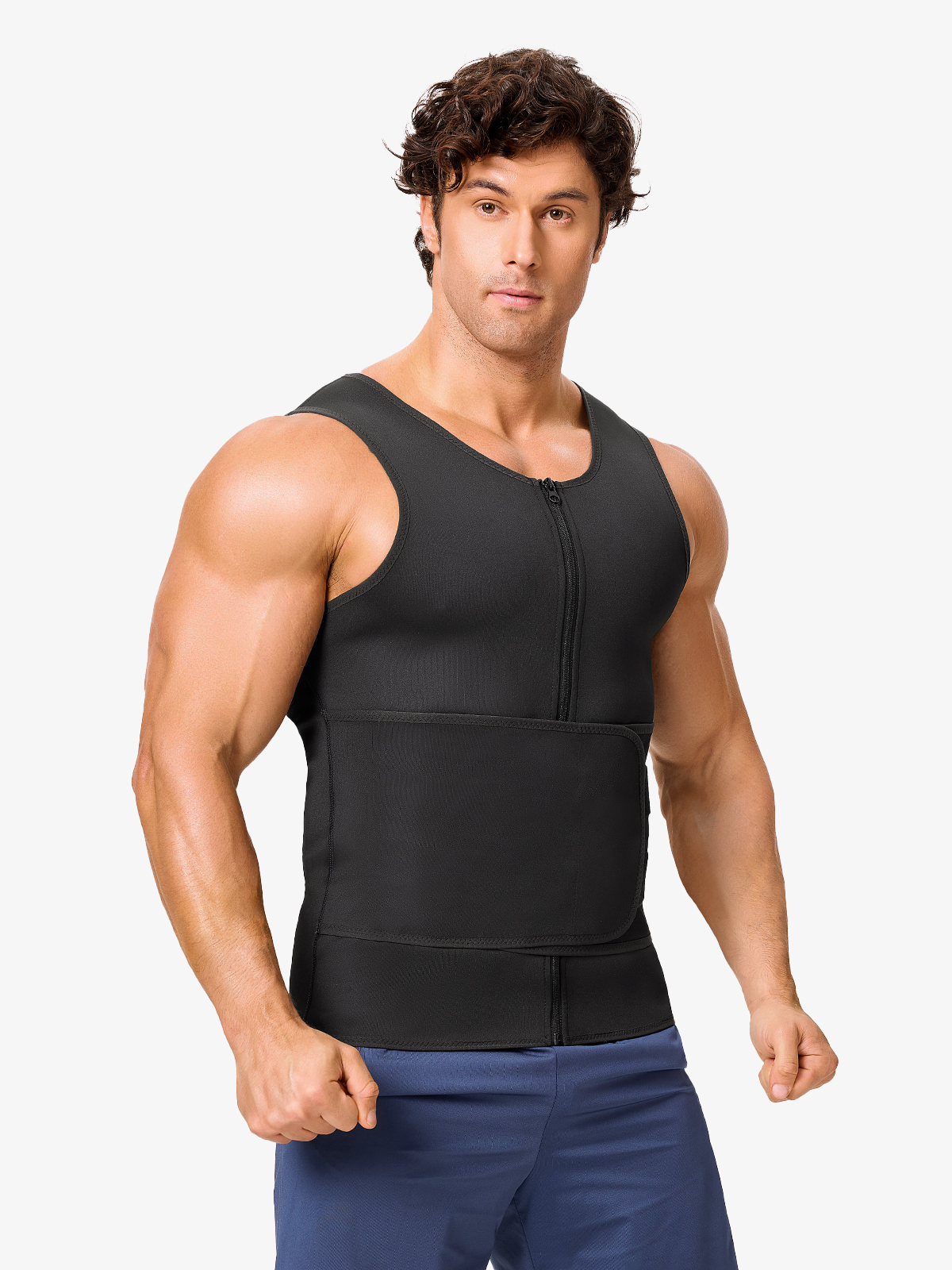 Zipper Waist Trainer Workout Sweat Sauna Vest