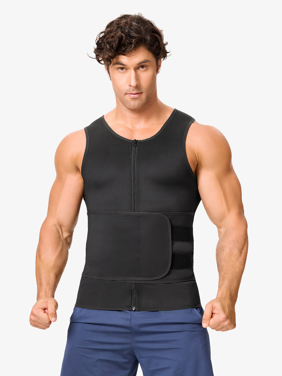 Zipper Waist Trainer Workout Sweat Sauna Vest