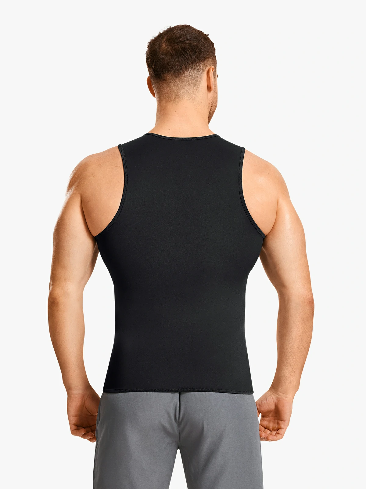 Men’s Zipper Sweat-Boosting Sauna Vest