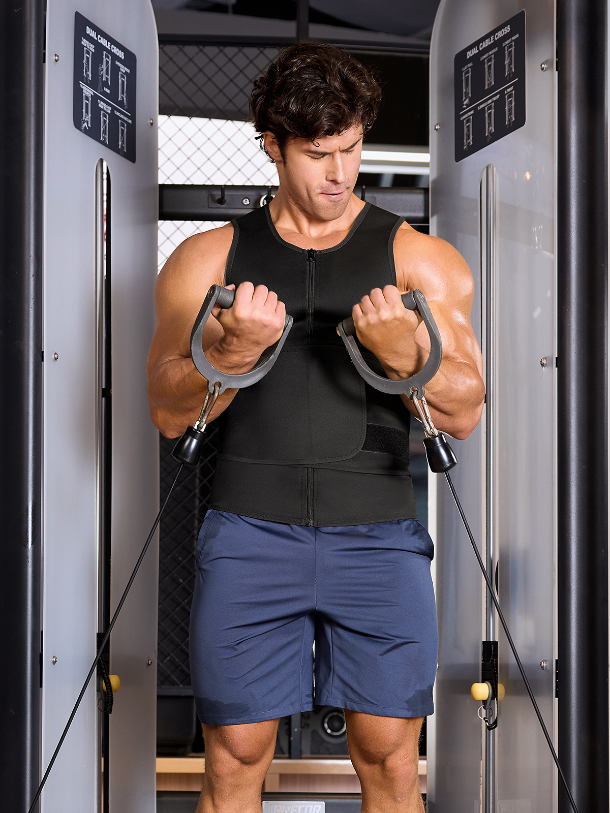 Zipper Waist Trainer Workout Sweat Sauna Vest
