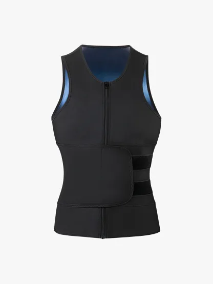 Men’s Zipper Sweat-Boosting Sauna Vest