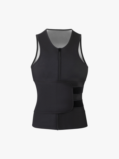 Zipper Waist Trainer Workout Sweat Sauna Vest
