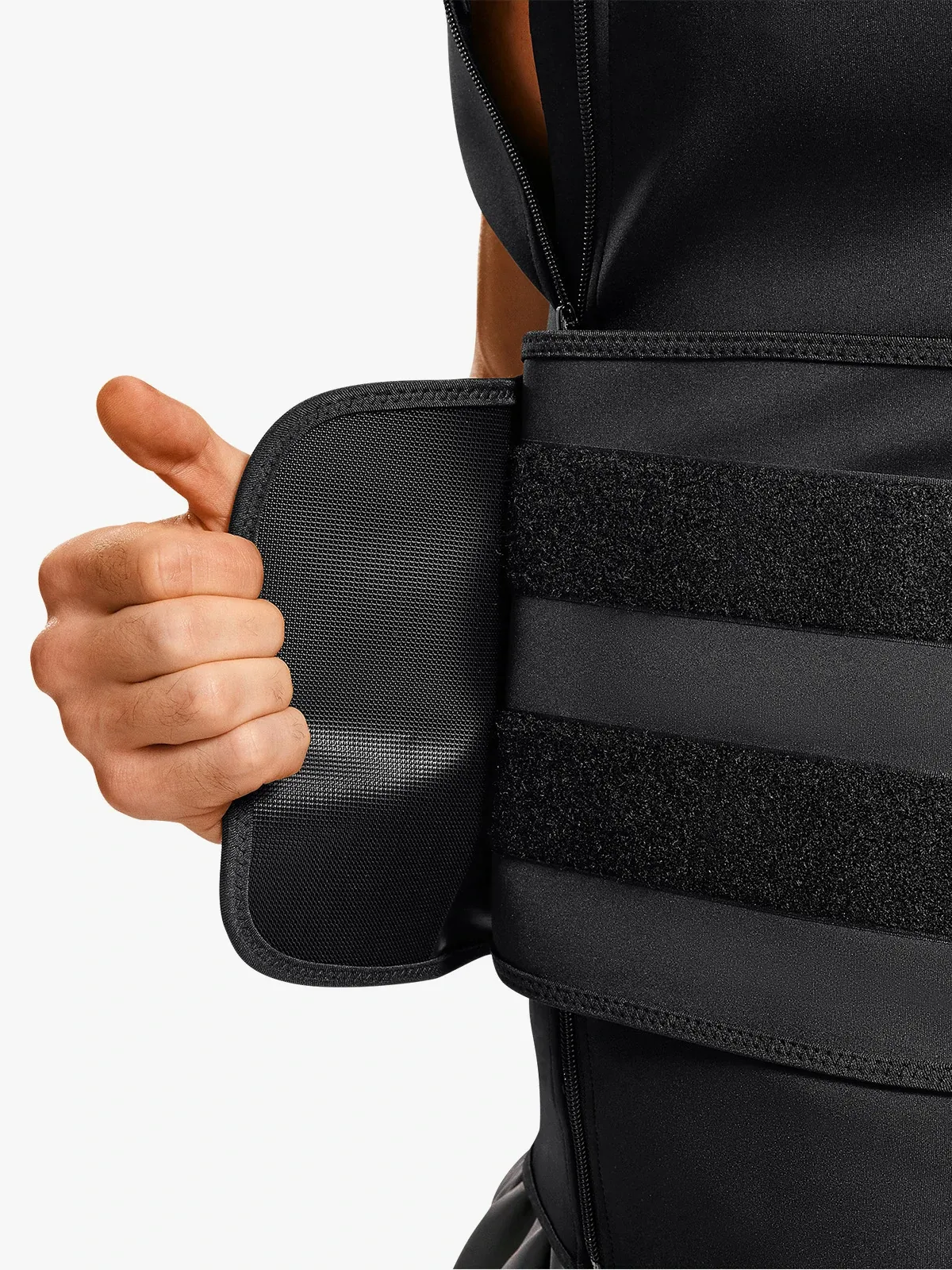 Men’s Zipper Sweat-Boosting Sauna Vest