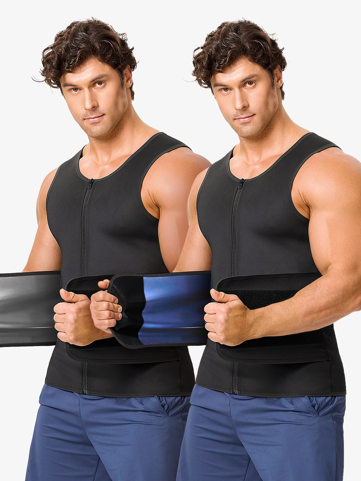 Zipper Waist Trainer Workout Sweat Sauna Vest