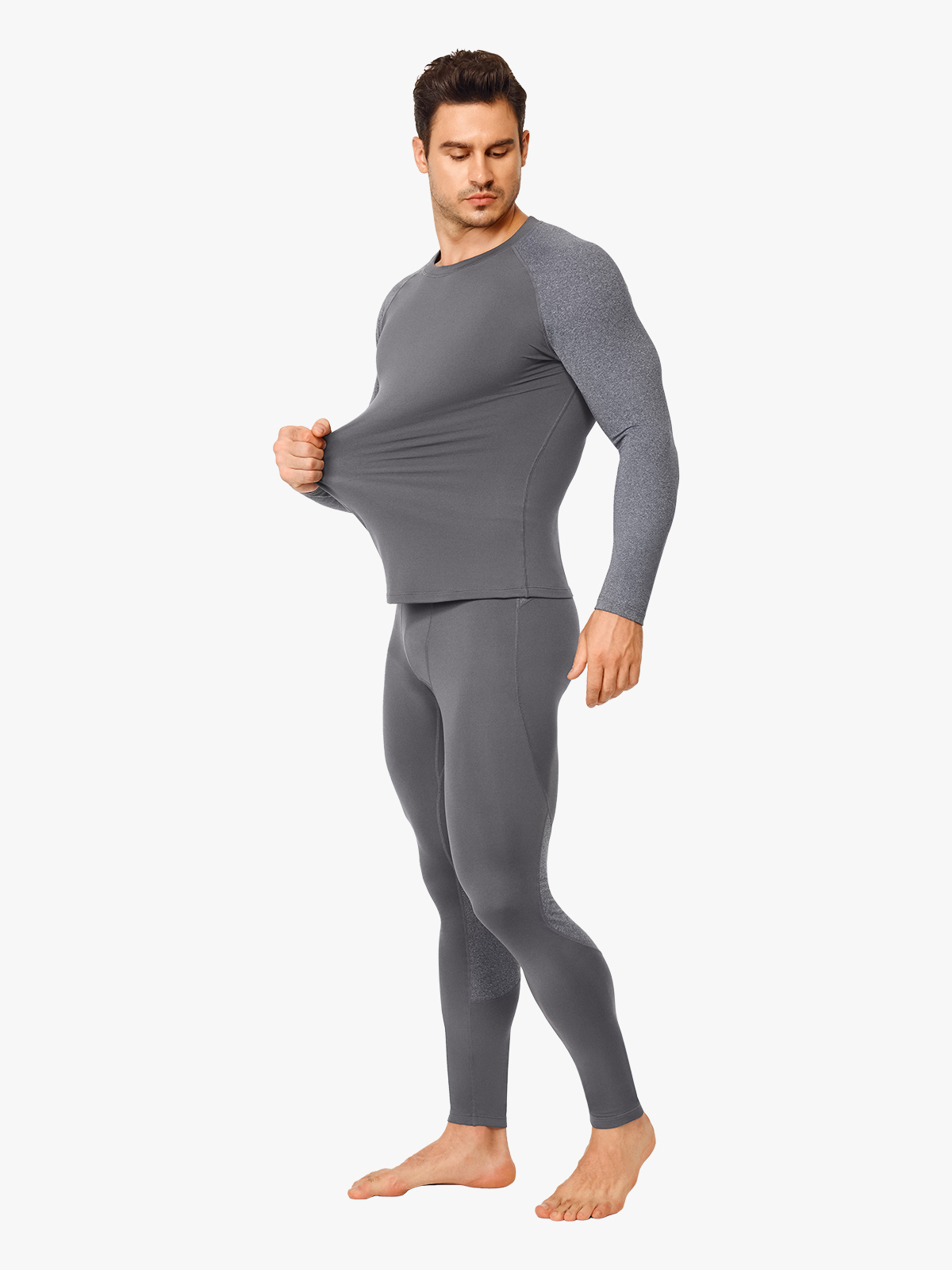 Elastic Comfort Long Sleeve Sport Casual Suit