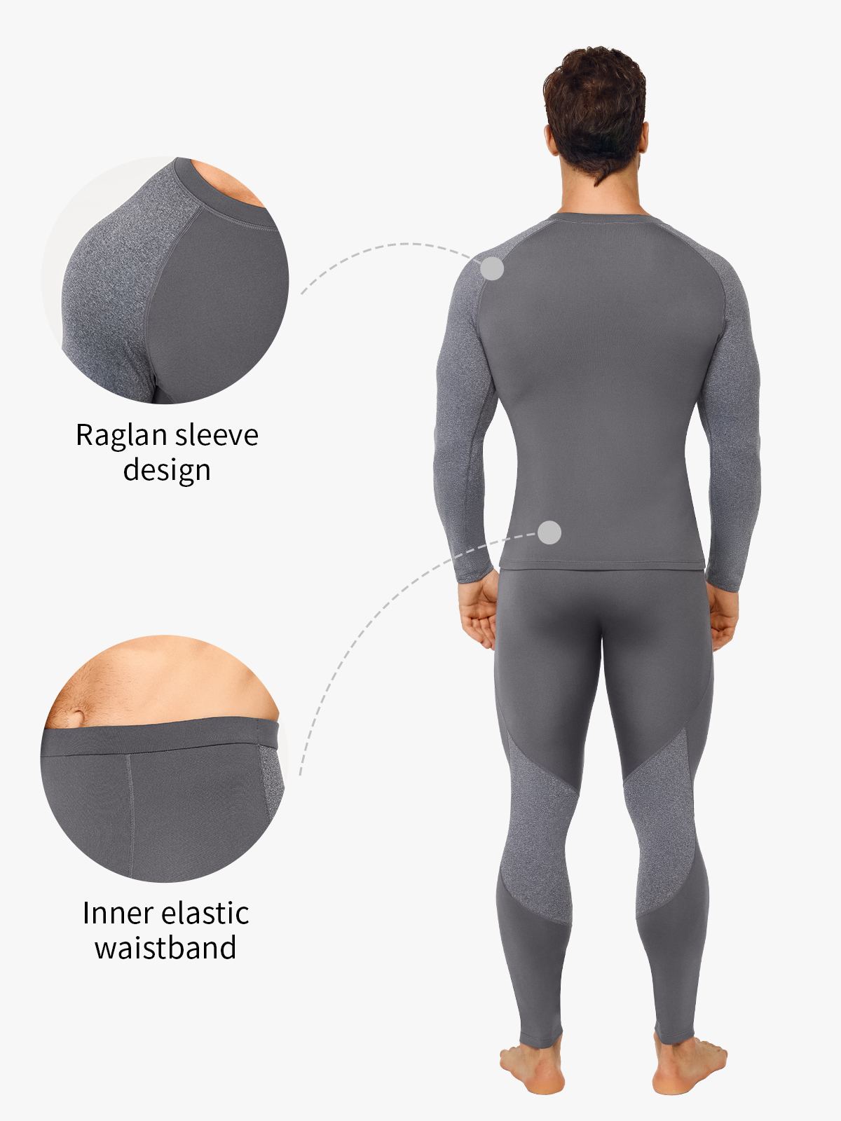Elastic Comfort Long Sleeve Sport Casual Suit