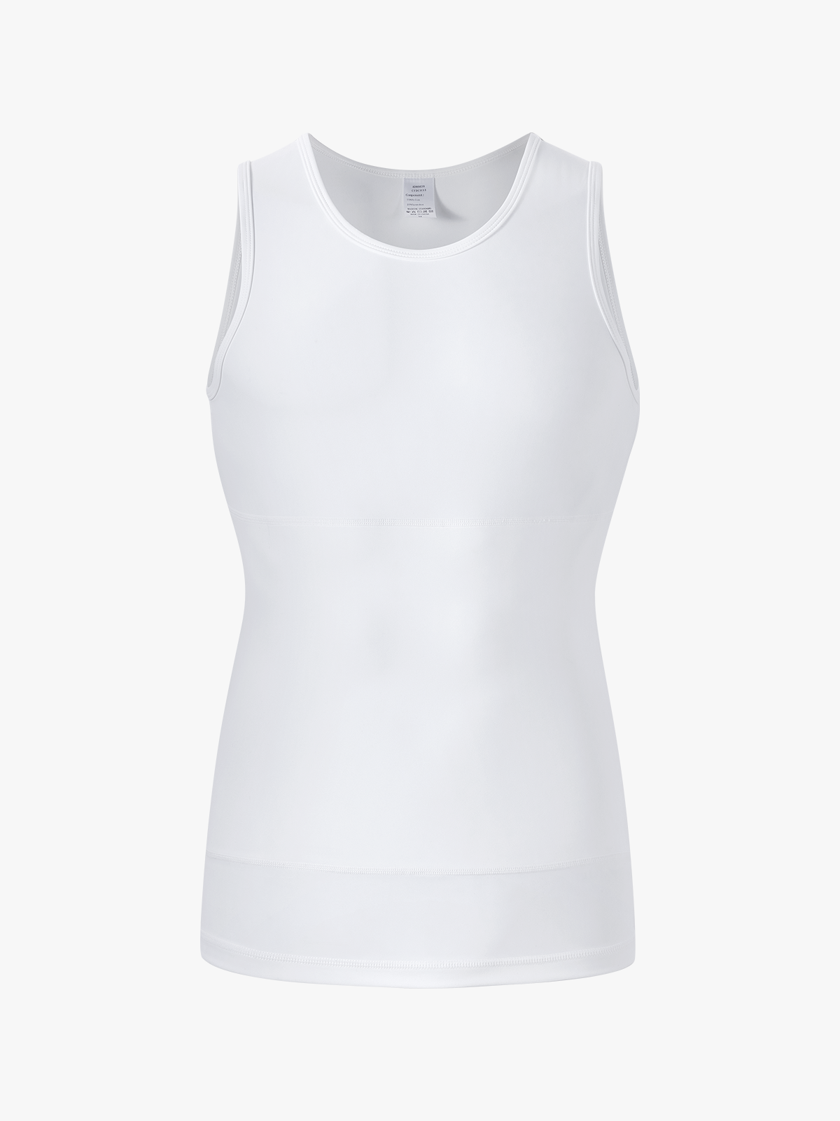 Tummy Control Round Neck Compression Shapewear Tank Top-Nebility