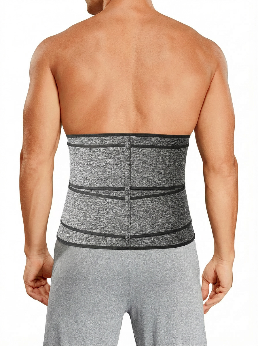Neoprene Zipper Waist Trainer Belt for Men